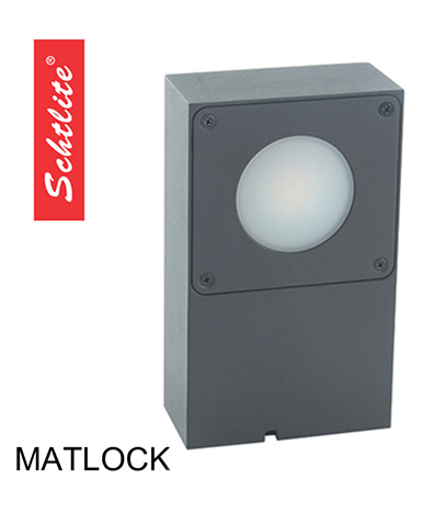 MATLOCK outdoor decorative bollard led light garden solar wall led light