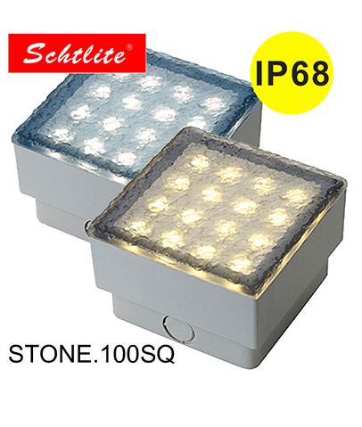 STONE100SQ outdoor waterproof car driver over led paver light ABS 220V 12V 24V